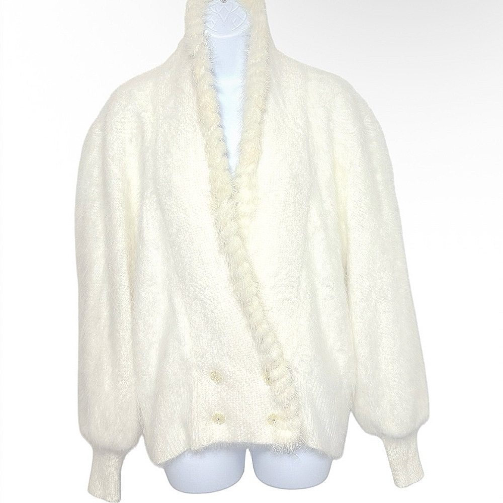 Elegant White Women's Sweater